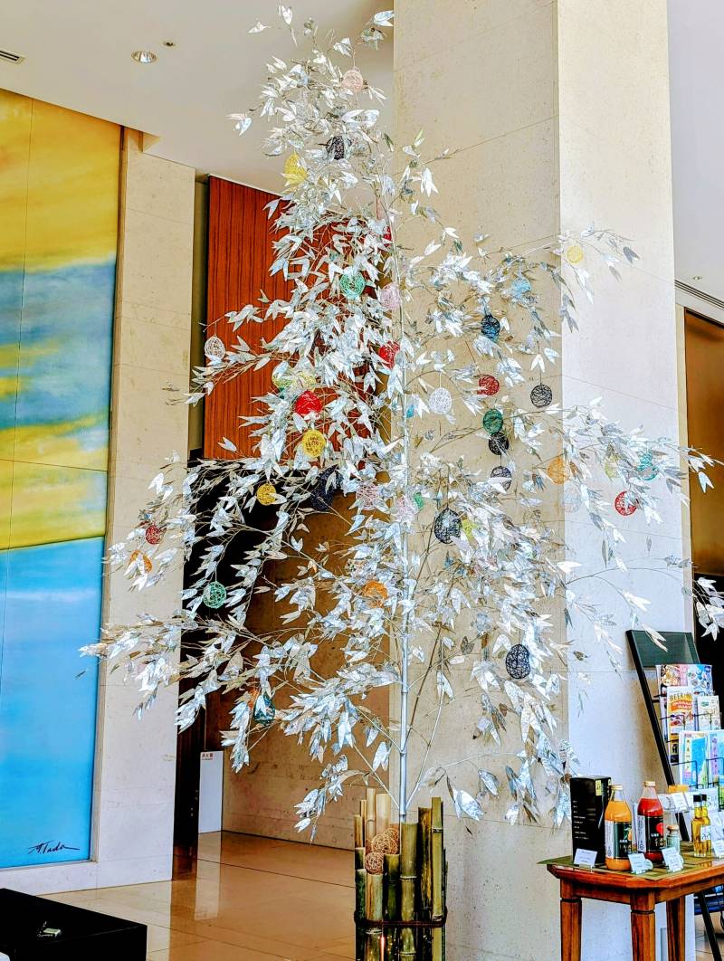 『七夕に願いを』西海市「互隣の家」の皆さまに作っていただきました