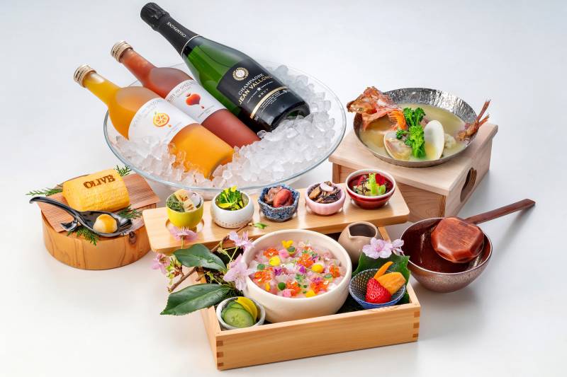 Champagne Breakfast Chirashi Sushi Bowl